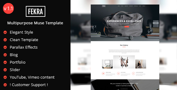 Fekra Muse template