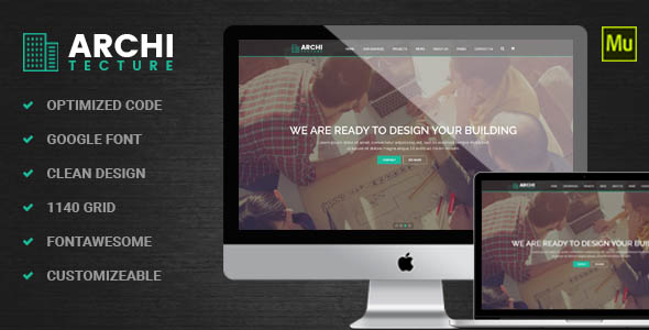 Architecture Muse template