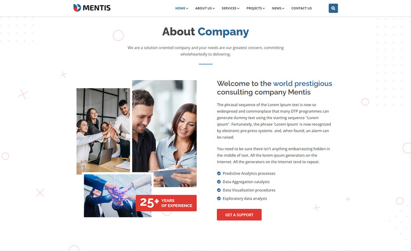 Mentis-WorfdPress Woocommerce Theme