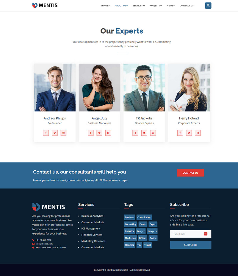 Mentis-WorfdPress Woocommerce Theme